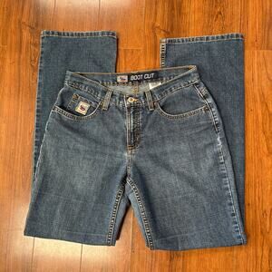 Cruel Girl Blue Jeans 9R Boot Cut Cotton Poly Spandex Hi Rise